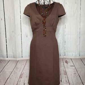 BCBGMaxAzria Brown Dress